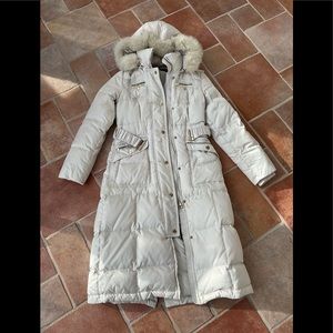 Shelli Segal Fox Fur Parka